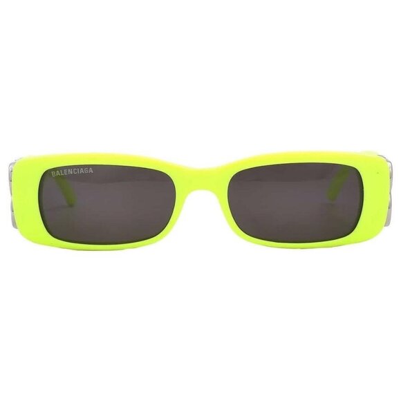 New Authentic Balenciaga Grey Rectangular Ladies Sunglasses BB0096S 008 51 BB009 - Picture 1 of 6
